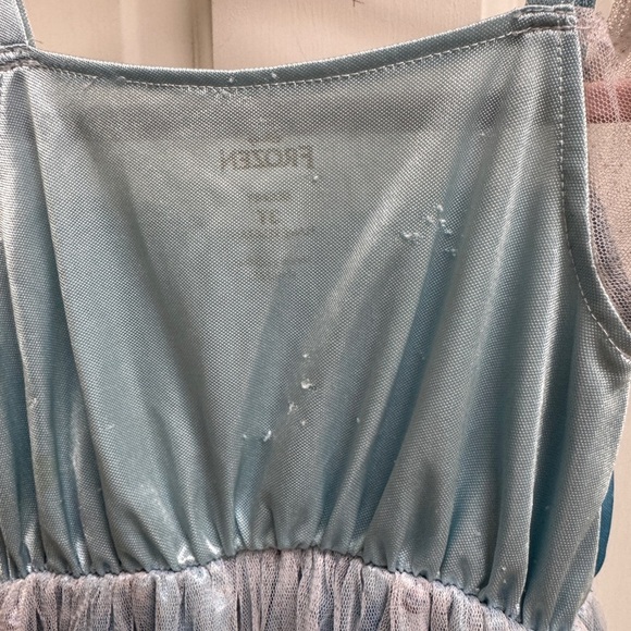 Disney 3T Girls Frozen Elsa Ice Queen Costume Dress Pajama Dress - Picture 8 of 11